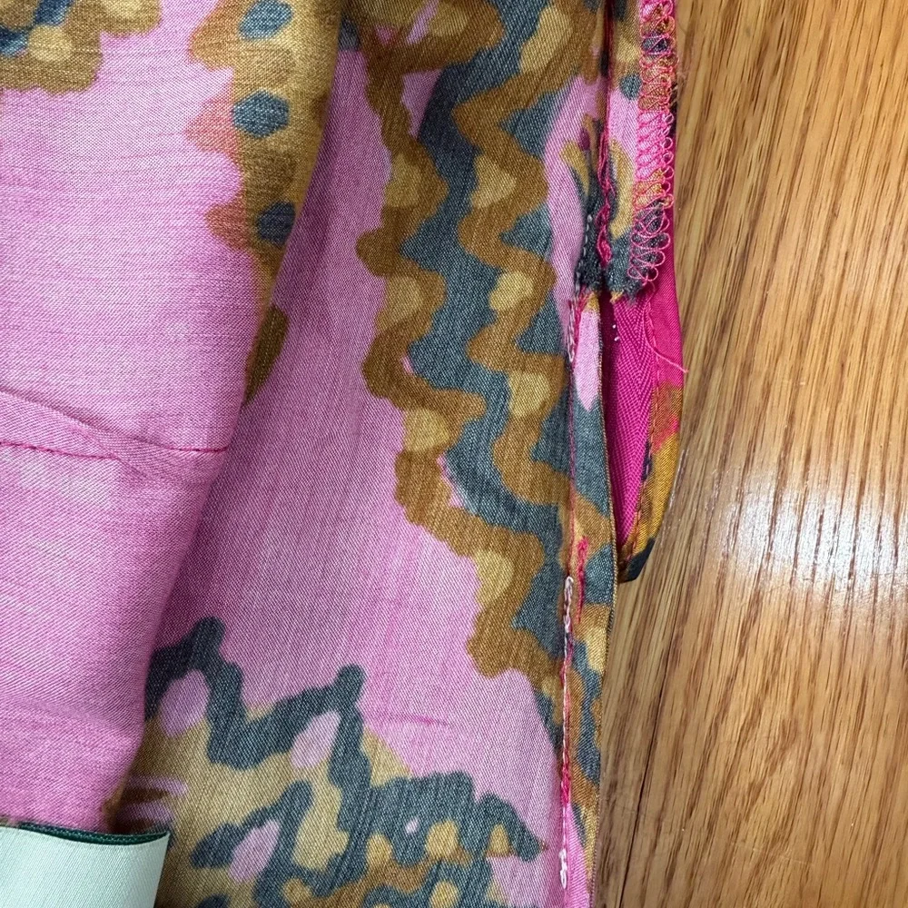 Farm Rio Pink Croco Midi Skirt - Picture 9 of 13